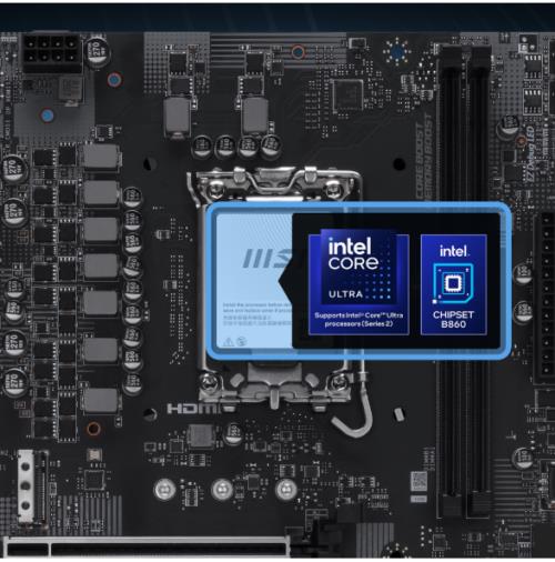 MSI PRO B860M-E 1851P DDR5 SES GLAN DP/HDMI SATA3 USB3.2 mATX